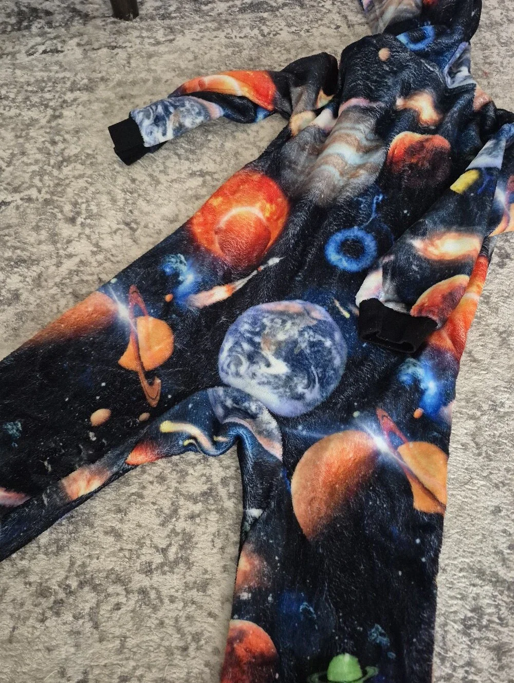 Children's place space solar system onesie size 7/8